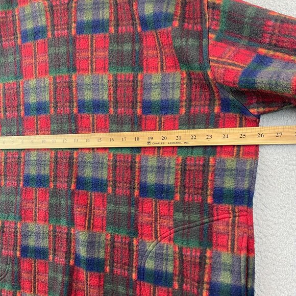 Vintage SPORT mobility Plaid Pullover Sweater jacket size L - Picture 8 of 11